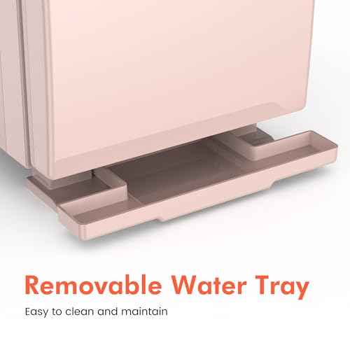 TASALON 5L Towel Warmer Hot Cabinet Box, Aluminum Inner Chamber, Removable Tray, Fast Heating for Beauty Spa Salon Massage - Pink