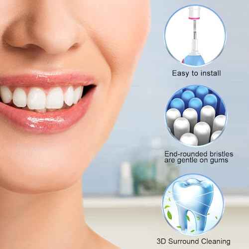Sensitive Gum Care Brush Heads Compatible with Oral-B Electric Toothbrush, 16 Pcs Professional Toothbrush Heads for Oral B Replacement Heads Refill Pro 500/1000/1500/3000/3757/5000/7000/7500/8000.