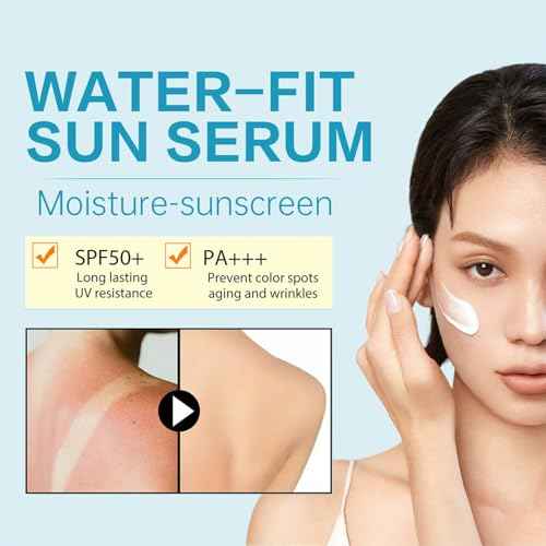 2 Pack Centella Sunscreen SPF 50, 50ML Light & Hydrating Centella Face Serum, Daily UV Defense Summer Sunblock for Face (1.7 Fl Oz (Pack of 2), Sun Protection Factor (SPF), 50)