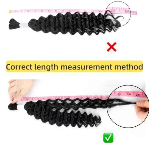 P4/30 Deep Wave Ombre Human Braiding Hair 24Inch 2 Bundles 100g Bulk Human Hair for Braiding No Weft Human Braiding Hair for Boho Braids Wet and Wavy 100% Brazilian Virgin Curly Hair