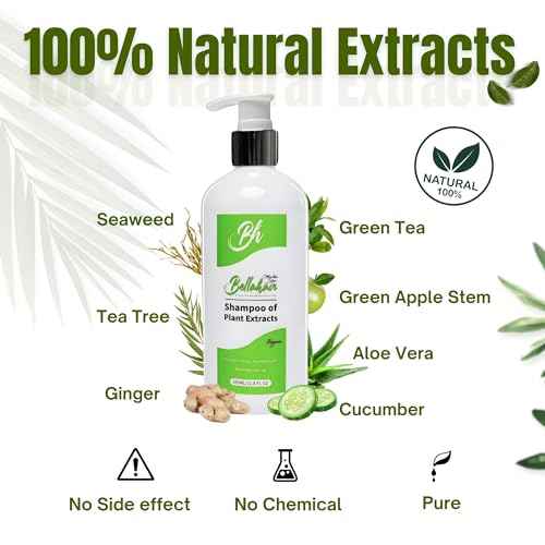 Organic Sulfate-Free Tea Tree Shampoo for Curly, Thinning, Color-Treated & Dry Hair ? Hair Growth, Frizz Control, Hydration & Volume ? Natural Moisturizing Shampoo for Men & Women
