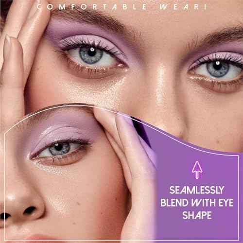 Magnetic Eyelashes 1 Pair Reusable Magnetic Eyelashes with Applicator, No Adhesive Required, Natural-Looking Eyelashes, Eyelash Curler Set, Easy to Wear and Remove