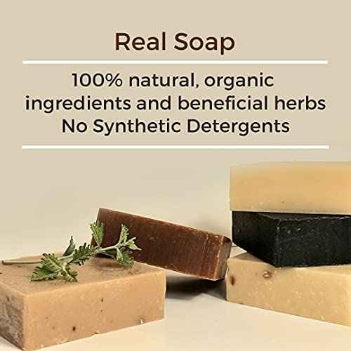 Legend's Creek Farm Goat Milk Soap - Cleansing Moisturizing Bar for Hands and Body - 5 Oz Creamy Lather, Nourishing, Gentle Natural Soap for Sensitive Skin, Handmade in USA (Unscented, Pack of 3)