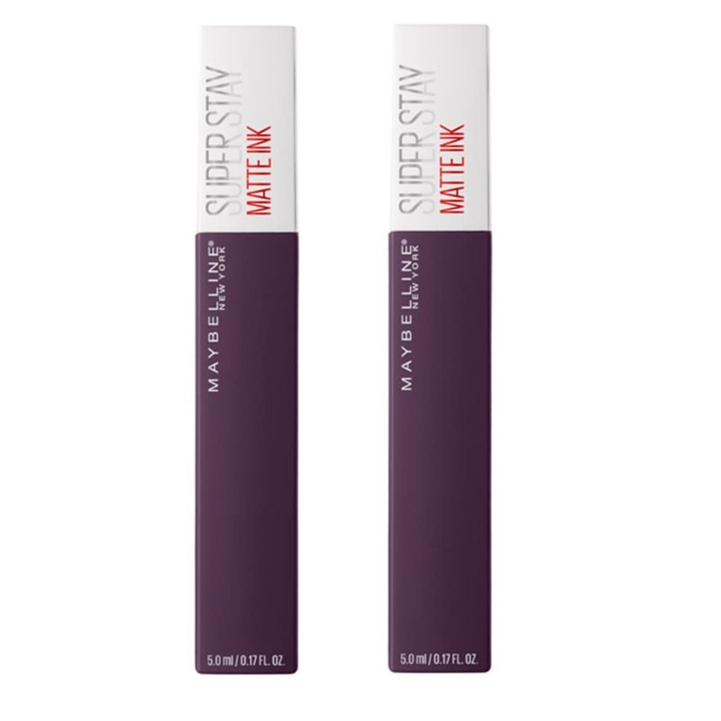 Maybelline New York SuperStay Matte Ink Liquid Lipstick - Long-Lasting Color | Pack of 2, Originator #1102