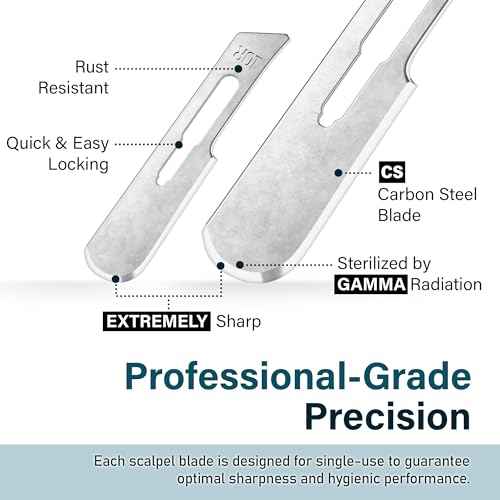 DermaTwist 10R Blades Dermaplaning 100-Pack Sterile Dermaplaning Razors for Women Face ? 10R Dermaplane Blades for face