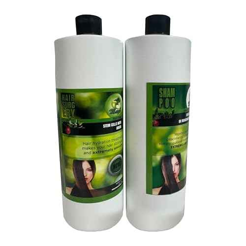 Cirugia Capilar De Celulas Madres De Manzana Con Argan (32 oz + Shampoo) Alisado Perfecto Y natural. (32oz)