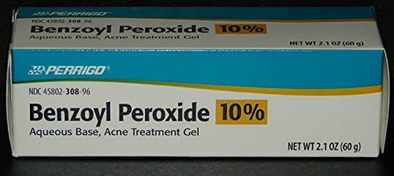Benzoyl Peroxide Acne Treatment Gel - 10% Strength | 2.1 oz