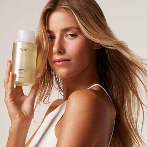 OUAI Fine Hair Shampoo Refill - Volumizing Shampoo for Fine Strands - Made with Biotin, Keratin & Chia Seed Oil - Strengthens, Nourishes & Thickens - Color-Safe & Sulfate Free Hair Care (32 Fl oz)