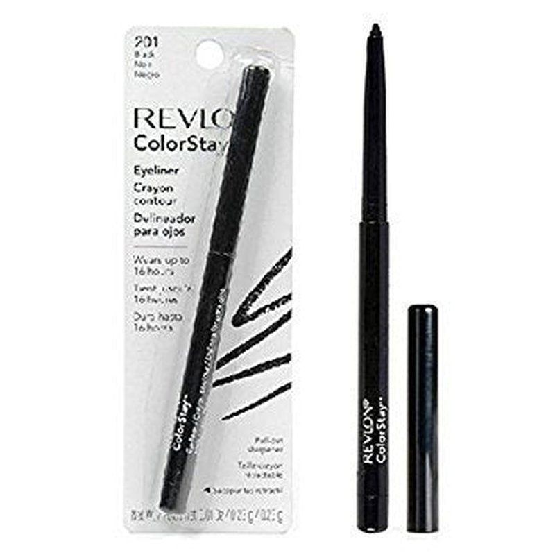 Revlon ColorStay Eyeliner Pencil - Intense Black, Long-Lasting Formula | 0.01 oz (Pack of 6)