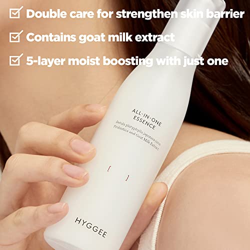 All in One Essence - Moisturizing Face Gel Lotion for All Skin Types - Probiotics & Hyaluronic Acid - Fresh and Soft Formula - Skin Irritation Free, 3.71 fl.oz.