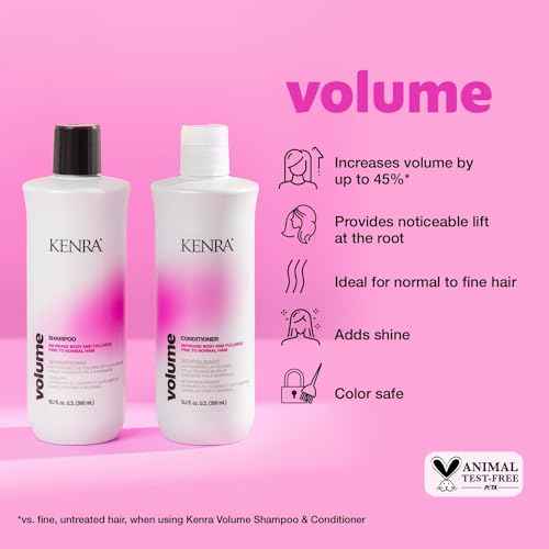 Volume Conditioner | Creates Body, Bounce & Fullness | Increases Volume up to 45% | Adds Shine | Color Safe | Fine To Normal Hair