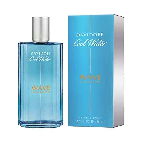 Davidoff Cool Water Wave Eau de Toilette ? Fresh Woody Men's Cologne ? With Notes of Sichuan Pepper, Juniper & Sandalwood ? Long Lasting Fragrance