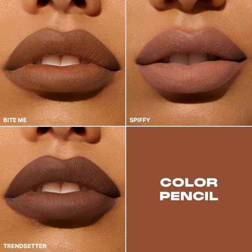 Morphe Color Pencil Bundle - Cream Lip Liner Pencil with a Zero-Tugging Formula - Effortlessly Lines, Defines & Shapes Lips - Trendsetter (2 Count)