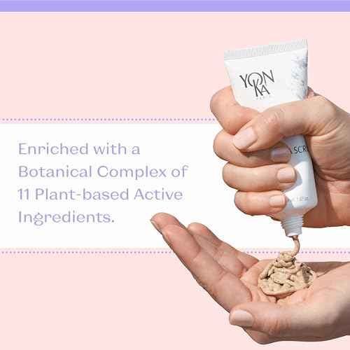 Yon-Ka Guarana Scrub | Gentle Exfoliating Face Cleanser with Rice Bran & Guarana Seed | Smooths Pores, Detoxifies & Revives Complexion | For Sensitive & Acne-Prone Skin | 1.87 fl oz