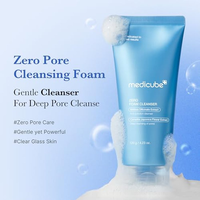 Gentle Cleansing Duo - Medicube Zero Foam & PDRN Jelly Cleanser | Deep Hydrating Korean Skincare