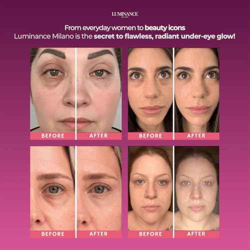 Original Luminance Milano Under Eye Brightener Pink ? Lightweight Pink Under Eye Corrector for Dark Circles and Fine Lines ? Vegan Concealer Brightener for Tired Eyes ? Natural Radiant Finish