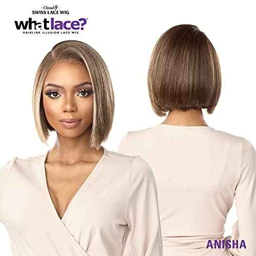 Sensationnel What lace 13x6 wigs - anisha lacefrontal hand tied glueless synthetic with natural density preplucked hairline (BALAYAGEHAZELNUT)