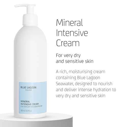 Blue Lagoon Skincare Mineral Intensive Cream ? Psoriasis Cream & Psoriasis Treatment for Skin ? Rich Moisturizer with Seawater, Hydrates, Soothes, Prevents Dry Skin, 500ML