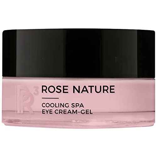 ANNEMARIE B?RLIND ROSE NATURE Cooling Spa Eye Cream-Gel (0.50 Fl Oz) - Plumps up wrinkles caused by tiredness, PR3 rose complex reduces the effects of blue light, vegan