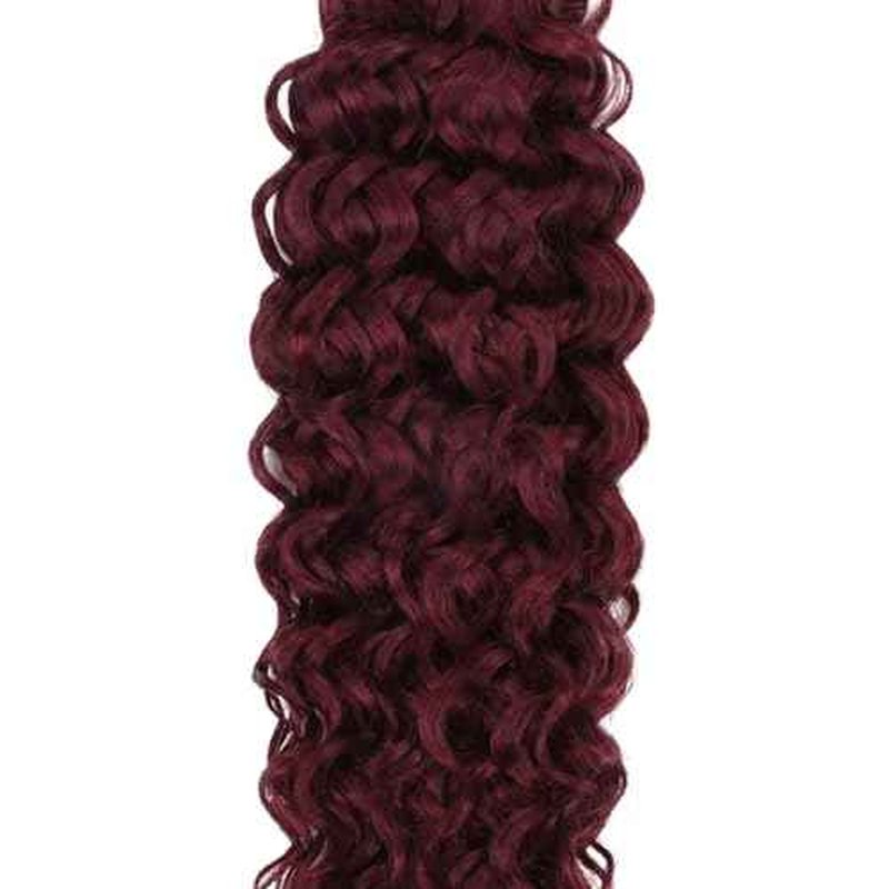 #99J Bundles Human Hair Water Wave Bundles 24 Inch Burgundy Water Wave Bundle Unprocessed Brazilian Virgin Weave Hair 1 Bundle 50 Gram Per Bundle