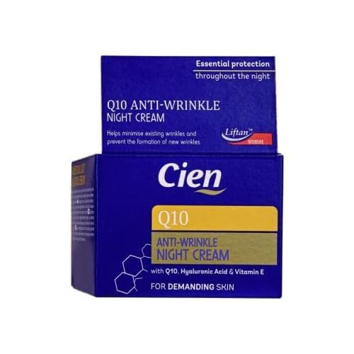 Set of 3 Anti-Wrinkle DAY CREAM - NIGHT CREAM - EYE CREAM - with q10, Hyaluronic Acid & Vitamin E