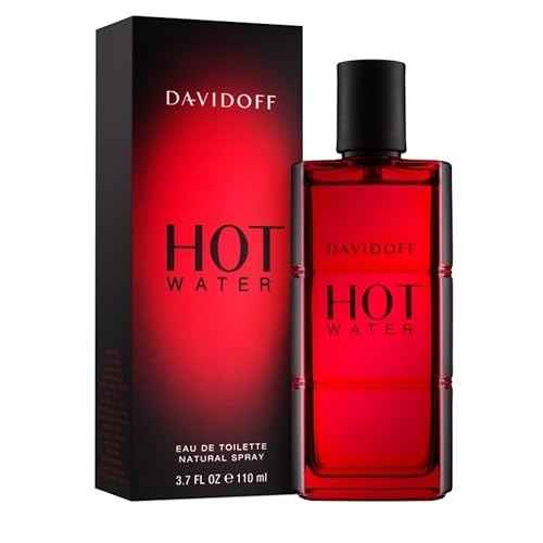 DAVIDOFF Hot Water Eau de Toilette ? Ambery Men's Cologne ? With Notes of Basil, Paprika & Benzoin ? Luxury Perfumes for Men ? Long Lasting Fragrance