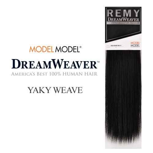 Human Hair Weave ModelModel Dream Weaver Yaky (10 Inch (Pack of 2), 1B)