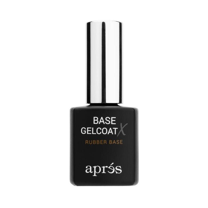 APRÉS Base Gelcoat X - 15ml - Scratch Resistant Rubberized Soft Gel Nail Polish Soak Off Base Coat