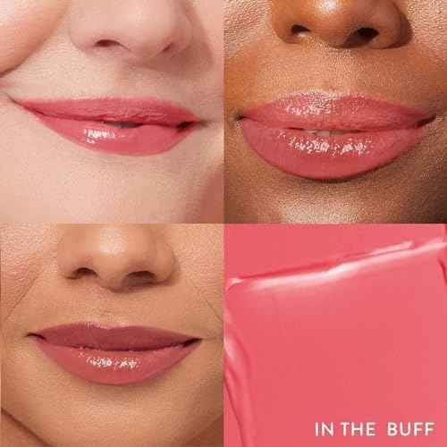 LAURA GELLER NEW YORK Hydration Heroes Kit: Spackle Primer, Hydrate + Jelly Balm Tinted Lip Balm, In the Buff + Serum Blush Cheek Tint (In the Buff Lip Balm + Practical Pink Blush)