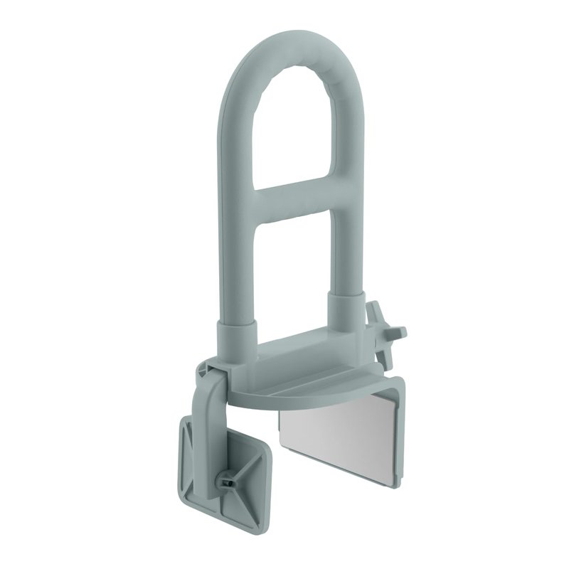 Medline Bathtub Grab Bar w/ Microban – Bathroom Wall Support Handle, Non-Slip Shower Bar, for Elderly, Seniors & Handicapped – 250 Lbs. Capacity