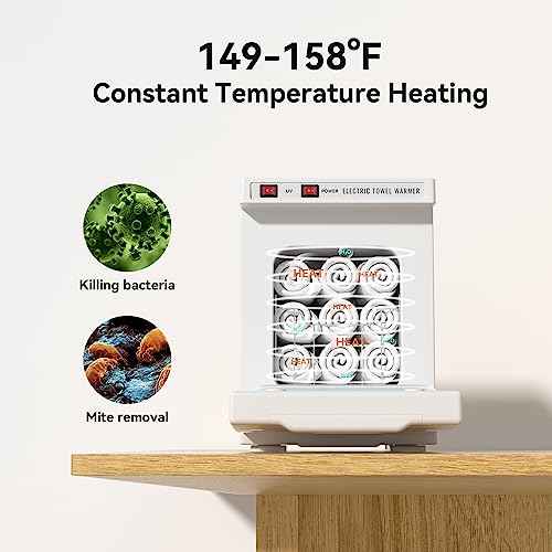 Hot Towel Warmer for Spa, 5L Thermostatic Towel Heater, 2-in-1 Professional Mini Towel Warmer, Beauty Salon and Spa Towel Warmers for Facial.(5L-White)