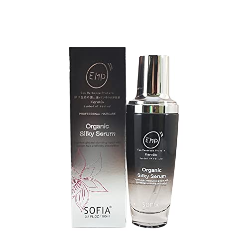 ODE SOFIA Organic Silky Serum, for Frizzy, Dry, Unmanageable Hair,3.4 Fl OZ, 100ml (3.4 OZ (100ML))