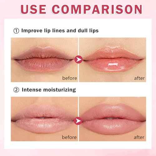 4PCS Honey Lip Balm Hydrating Honey Lip Mask Overnight Propolis Bee Lip Balm Prevention Dry and Cracked Lip Scrub Exfoliator (Honey+Strawberry+Coconut+Watermelon)