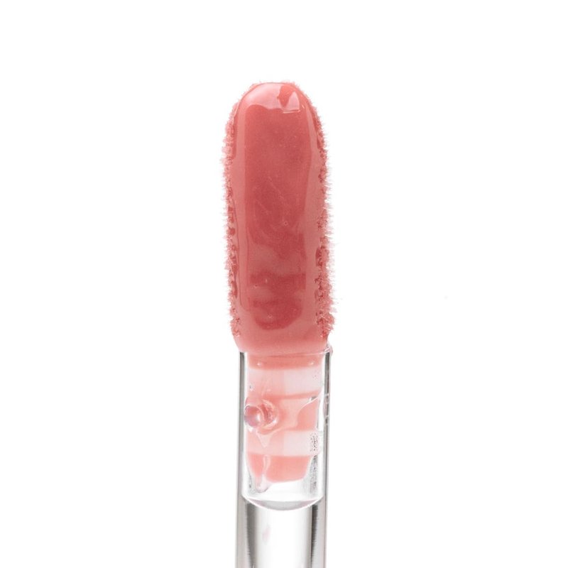 Palladio Lip Glaze Serum - Hydrating Lip Gloss with Peptides & Hyaluronic Acid for Plump, Smooth Lips | Vegan, High-Shine (Blush Brulee)