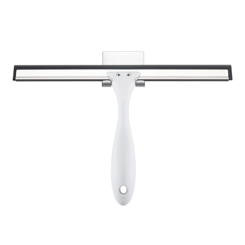 AmazerBath Squeegee for Shower Glass Doors - All-Purpose Squeegee with Hook for Windows, Mirrors, Tiles and Car Glass, 10 Inches
