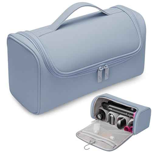 Hair Dryer Travel Case, Portable Hairdryer Storage Bag with Hanging Hook, Waterproof Hair Dryers Organizer Bags