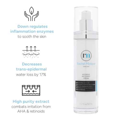 Rachel Moayer Intensive Recovery Cream, Ultra Hydrating Face Cream for Sensitive Skin, Reduces Redness & Irritation from AHAs and Retinoids, Barrier Repair Moisturizer For All Skin Types - 6.7 oz