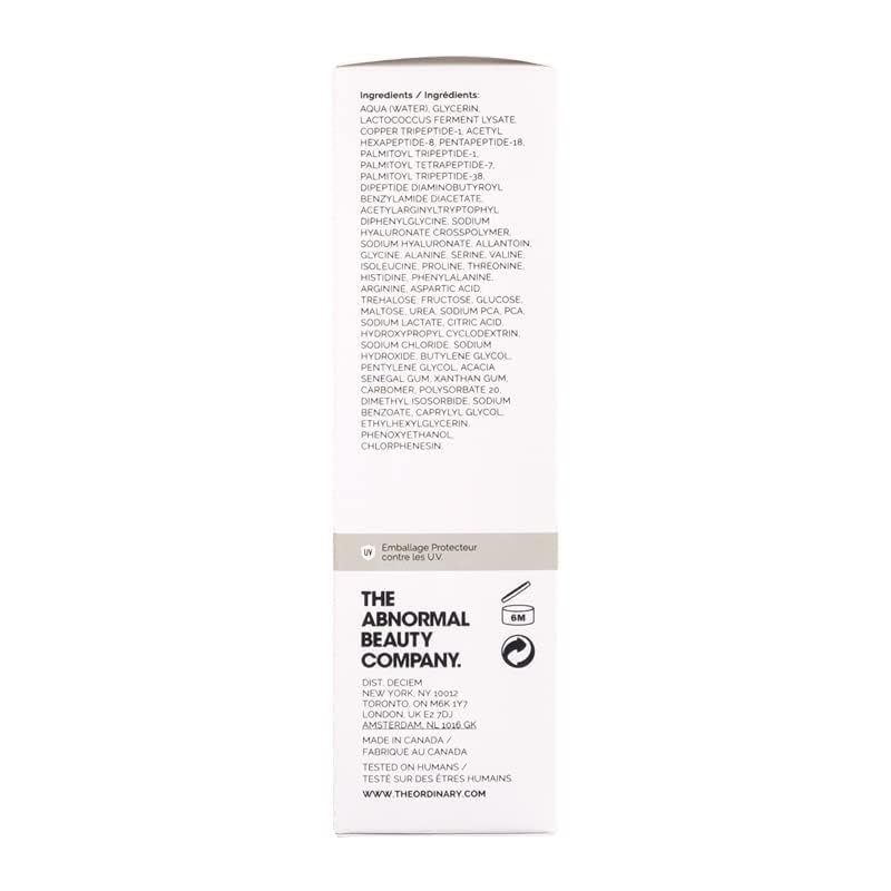 The Ordinary "Buffet" | Copper Peptides 1% Serum - 1 oz (30 mL) for Youthful Skin