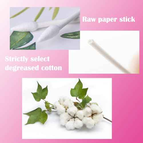 600PCS Precision Tips Cotton Swabs,Pointed Tips Makeup Tools, Household Cleaning, Beauty Tools & Personal Care