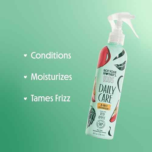 Not Your Mother's Kids Daily Care 2-In-1 Shampoo & Conditioner and 3-In-1 Detangler (2-Pack) - Hair Products for Kids - Ideal for All Hair Types