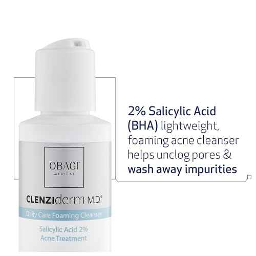 Obagi CLENZIderm M.D. Daily Care Foaming Acne Cleanser ? Acne Treatment with 2% Salicylic Acid (BHA)