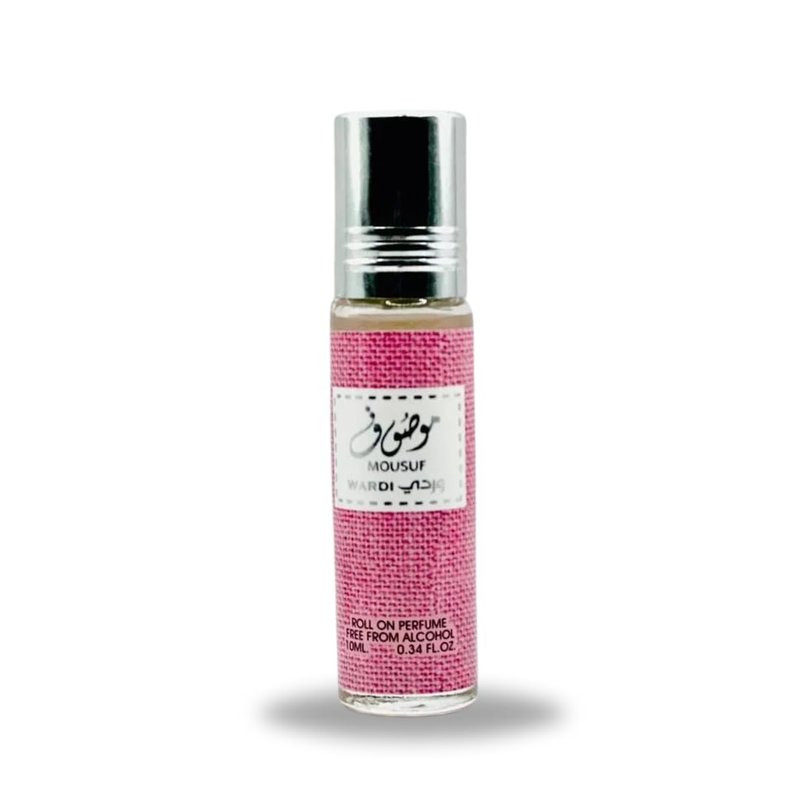 Ard Al Zaafaran Perfumes Mousuf Wardi Roll-On Perfume Oil - CPO 10ML (0.34OZ) By Ard Al Zaafaran | Long Lasting, Miniature Perfume Oil For Men & Women.
