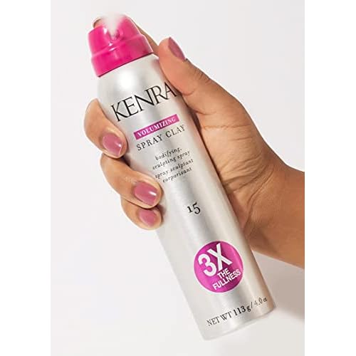 Volumizing Spray Clay 15 | Bodifying, Fullness Spray | 3X The Fullness | Medium Hold | Provides Texture & Volume With A Long-Lasting Finish | All Hair Types