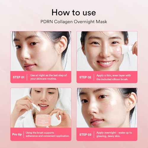 Abib PDRN Collagen Overnight Mask Firming Jelly 2.7 fl oz | Korean Overnight Sleeping Cream Mask Moisturizer for Glass Skin Slugging Niacinamide Centella Peptides (Vegan PDRN/Firming Jelly)