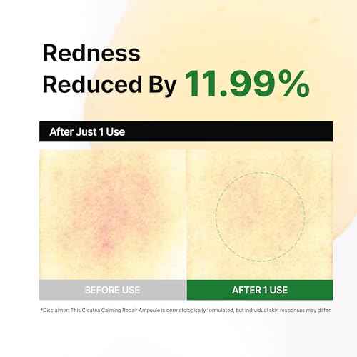 Cicatea Calming Repair Serum, Centella Ampoule, Soothing Moisturizing Serum with Panthenol for Sensitive Skin, Korean Skin Care (1.69 Fl Oz / 50ml)