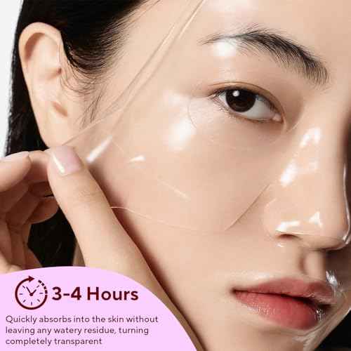 Bio-Collagen Real Deep Mask, 4 Pack Overnight Hydrating Face Mask for All Skin Types,Original Hydrating Collagen Face Mask