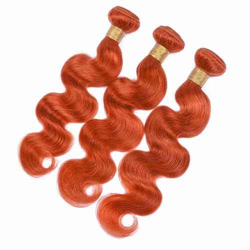 28 30 32 Inch Ginger Bundles Human Hair 350 Body Wave Human Hair Bundles Ginger Orange Bundles Human Hair Ginger Body Wave Bundles Remy Hair Extensions