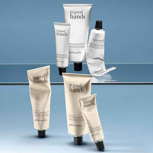 philosophy in good hands multi-restorative hand cream - with vitamin C & niacinamide - plumps & smoothes crepey skin - reduces the appearance of dark spots - transfer-proof & non-greasy formula