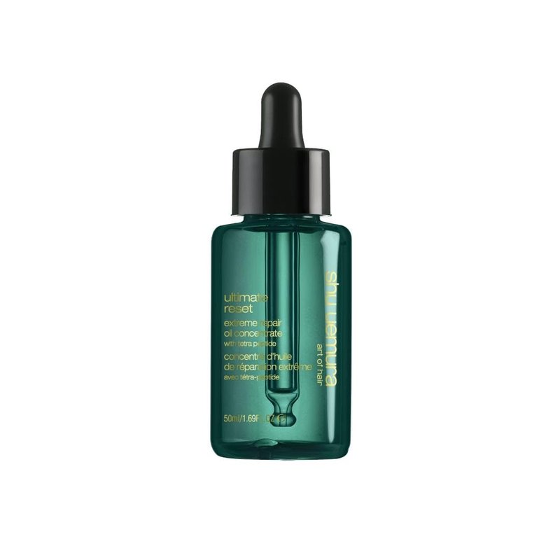 Shu Uemura Art of Hair Ultimate Reset Oil - Extreme Repair for Damaged Hair | Lightweight, Seals Split Ends, 1.7 Fl Oz
