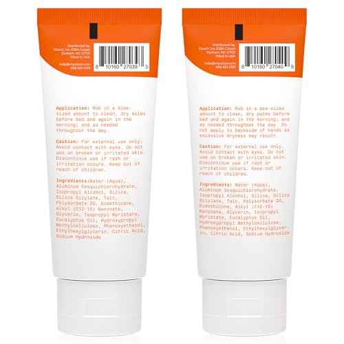 Carpe Sweat Absorbing Hand and Foot Lotion Bundle (3 Hand and 3 Foot Tubes), Stop Sweaty Hands and Sweaty, Smelly Feet, Dermatologist-Recommended